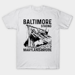 Baltimore-Strong-Maryland-Bridge-vintage T-Shirt